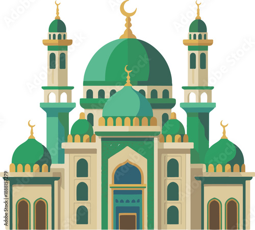 vector illustration of church