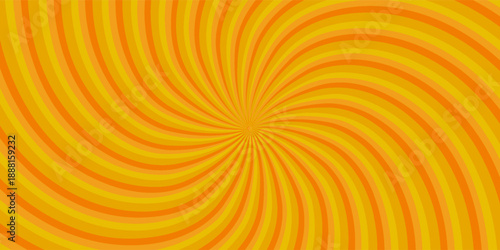 orange sun rays background design template