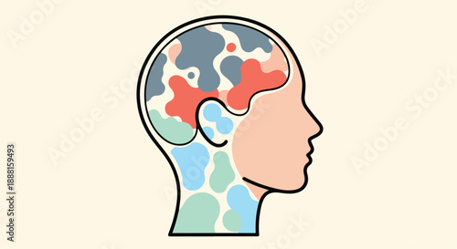 Mental Clarity After Chaos And Emotional Healing Process illustration