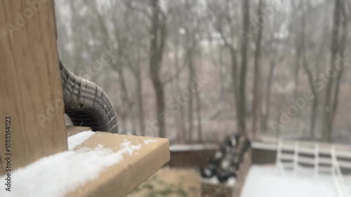 Winter storm brings heavy snow accumulation and cold winds