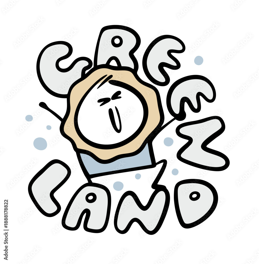 Obraz premium Cartoon strict man burns books with a flamethrower. vector illustration of a firefighter from fiction burns knowledge, people become stupid. A bonfire made of old paper.