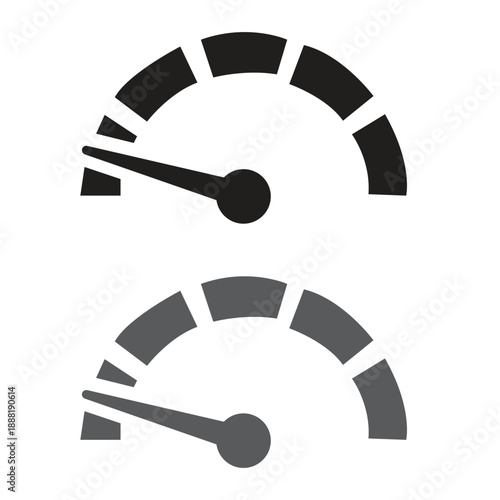Speedometer and Gauge Meter Icons