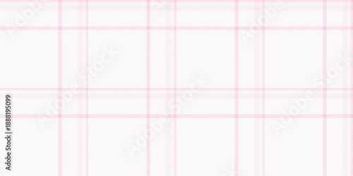 Ornate plaid fabric background, costume tartan check vector. Glamor textile pattern seamless texture in white and light colors.