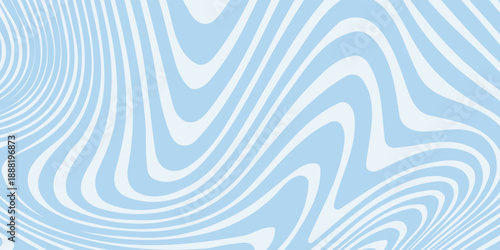 Abstract background seamless pattern with colorful waves. Trendy vector illustration in retro psychedelic style