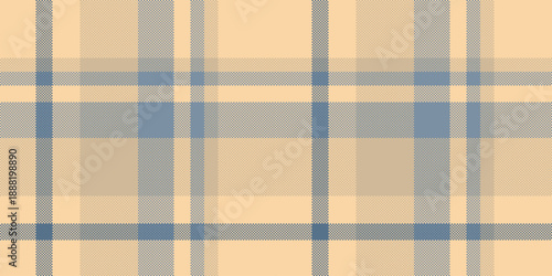 Grid pattern fabric texture, magazine vector tartan check. Isolation textile plaid background seamless in orange and light colors.