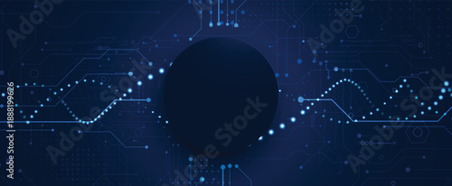 Futuristic DNA visualisation strands, genetic neural web