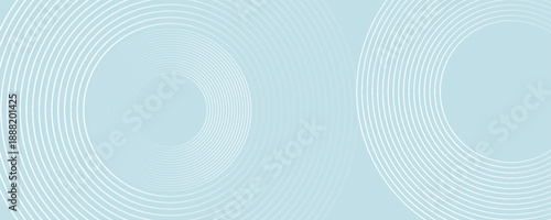 Modern abstract background. Glossy white gradient circle lines. Minimal geometric pattern. Simple graphic elements. Futuristic concept. Suitable for cover, poster, banner, brochure, eps10.