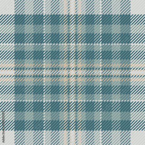Invite plaid tartan texture, canadian vector seamless fabric. Template background textile pattern check in cyan and pastel colors.