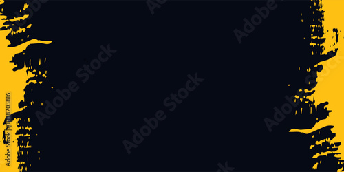 Modern and phenomenal black and yellow grunge abstract background. eps 10
