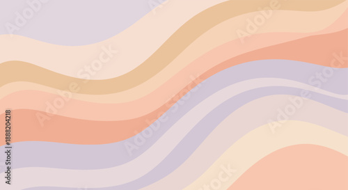 Soft wavy abstract pattern with pastel shades for modern background designs