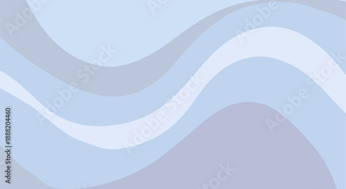 Abstract blue and gray wavy pattern background with soft flowing lines