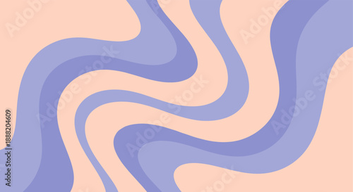 Wavy abstract pattern with pastel colors and curved lines