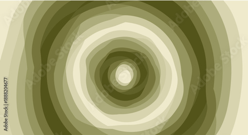 Abstract concentric circle pattern with earthy tones and gradient layers