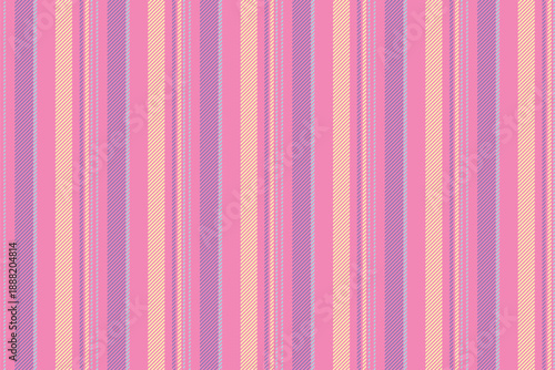 Perfect background vector texture, hat vertical pattern fabric. Abstraction textile lines seamless stripe in pink and violet colors.