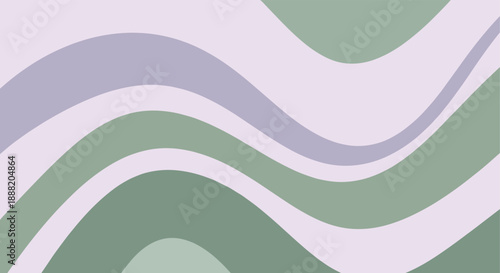 Abstract wavy pattern in pastel colors with smooth flowing lines for modern background design