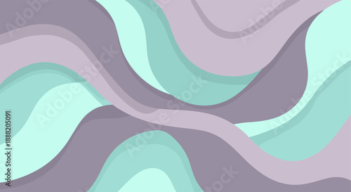 Abstract wave pattern with soft pastel colors and organic fluid shapes