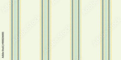 Mather seamless stripe vector, tie background lines fabric. Yard vertical pattern textile texture in light and yellow colors.