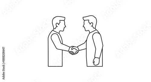 business handshake agreement between two professional men symbolizing successful deal closure teamwork and partnership in a corporate environment