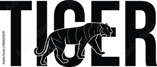 Animal Word Design Graphic