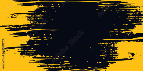 Modern and phenomenal black and yellow grunge abstract background. eps 10