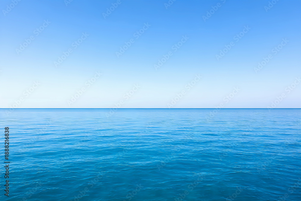 Obraz premium Calm Ocean Horizon in Vertical Format