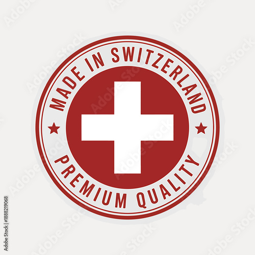 Swiss Made Premium Quality Stamp Badge for Products