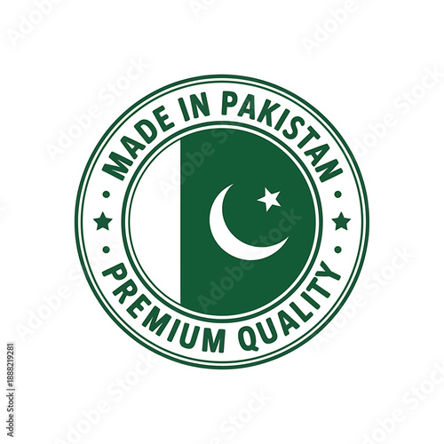 Pakistan Premium Quality Stamp Made in Pakistan Seal