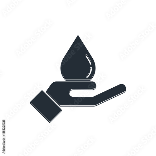 Black Washing hands with soap icon isolated on white background. Washing hands with soap to prevent virus and bacteria. Vector