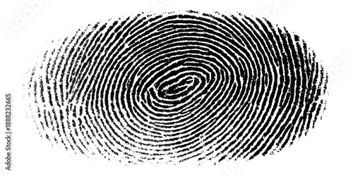 Grunge fingerprint texture background. vector ink splatters distressed brush stroke overlay. crime investigation fingerprint art print featuring damaged marks.