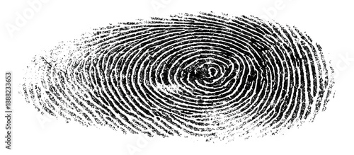 Grunge fingerprint texture background. vector ink splatters distressed brush stroke overlay. crime investigation fingerprint art print featuring damaged marks.