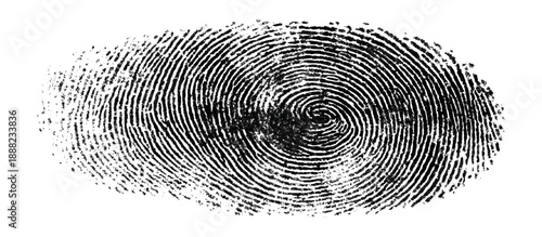 Grunge fingerprint texture background. vector ink splatters distressed brush stroke overlay. crime investigation fingerprint art print featuring damaged marks.