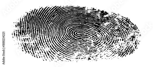 Grunge fingerprint texture background. vector ink splatters distressed brush stroke overlay. crime investigation fingerprint art print featuring damaged marks.