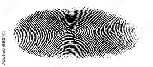 Grunge fingerprint texture background. vector ink splatters distressed brush stroke overlay. crime investigation fingerprint art print featuring damaged marks.