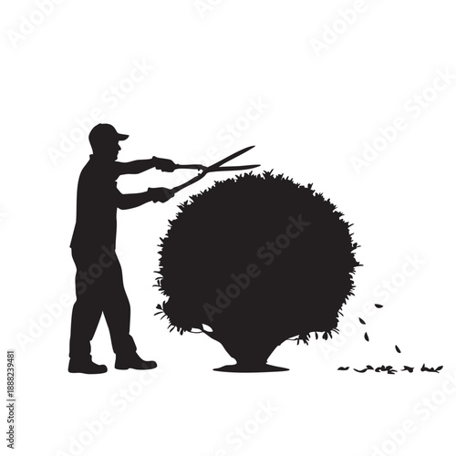 vector illustration of a silhouettes of people