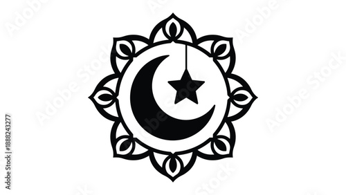 Symbol of faith and unity isolated on white background, Vector