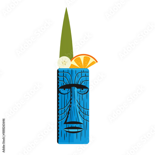 Tiki mug tropical cocktails