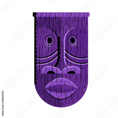 Tiki totem Hawaiin symbol 