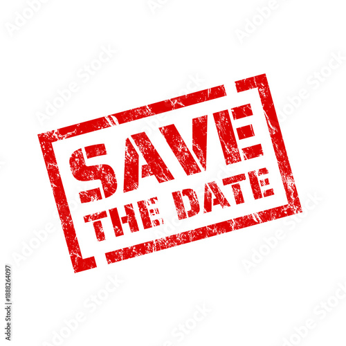 Save teh date - rubber stamp - vector illustration	