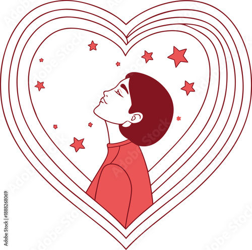 Love Rating Heart Environmental Sustainability Concept Vector Icon