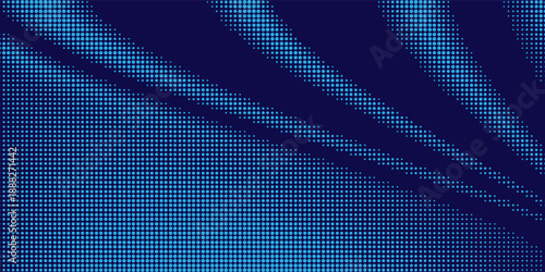 Abstract blue dynamic wavy line dotted texture blue bakcground. vector illustration.