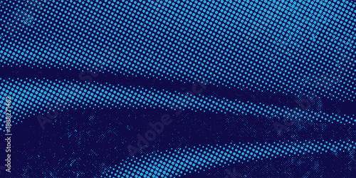 Abstract blue dynamic wavy line dotted texture blue bakcground. vector illustration.
