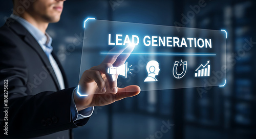 Lead Generation Strategy Business Growth Digital Marketing Sales Funnel Client Acquisition