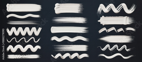 Wallpaper Mural Hand drawn chalk and charcoal marks. Rough strokes and scribbles with grunge pastel pencil texture. White underline doodles and sketchy brush bar elements  Torontodigital.ca