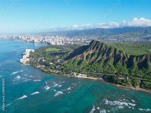 Фотография Honolulu Oahu Hawaii - Koko Head mountain and beach
