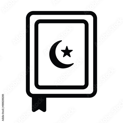 Simple Quran Flat Icon