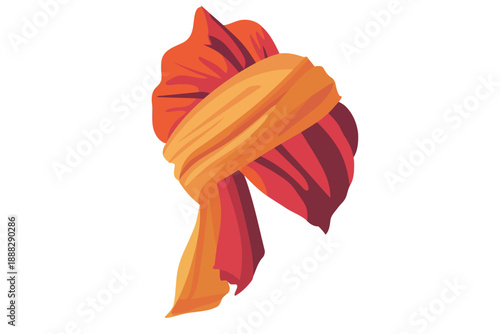 Turban isolated illustration