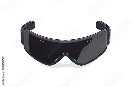 Visor isolated illustration