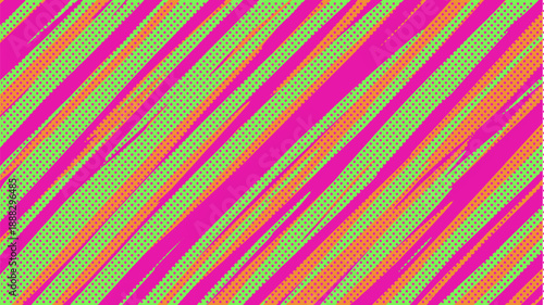 Abstract diagonal stripe background with vibrant gradient style in pink and yellow colors expressing playful energetic mood for youth poster and banner design.