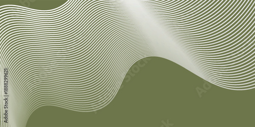 Green army stripes line wavey seamless pattern background abstract military camouflage style design