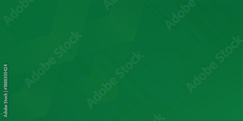 Abstract Modern Hexagon Background Green Color, Vector Illustration